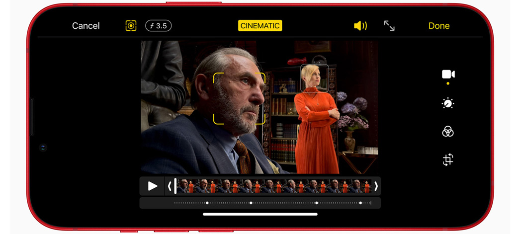 iPhone 13 mini - Filmový režim